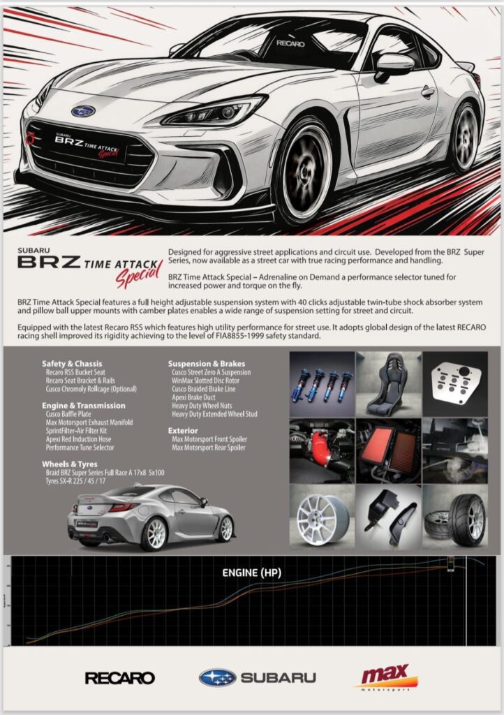 Lounch BRZ Time Attack Edition